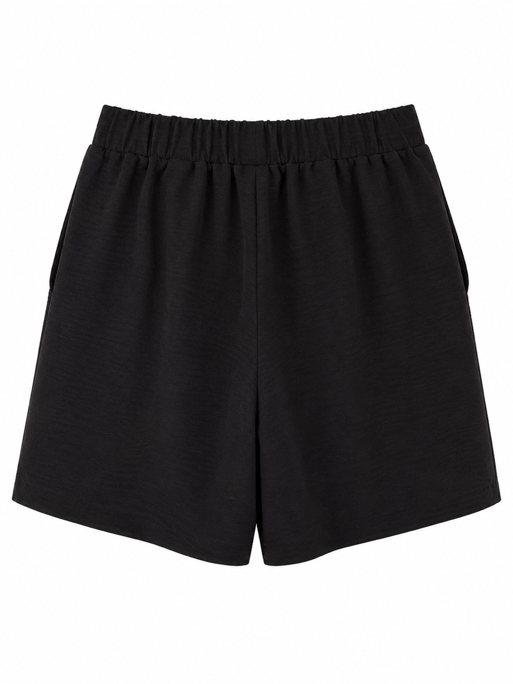 ZENANA Airflow Woven Women’s Black Tailored Shorts - Picture 2 of 2